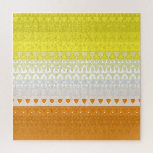Boho Geometric Abstrakt Maverique Pride Flag Puzzle (Vertikal)