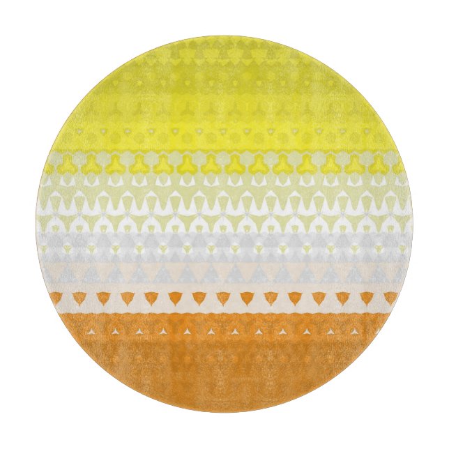 Boho Geometric Abstrakt Maverique Pride Flag Schneidebrett (Vorderseite)