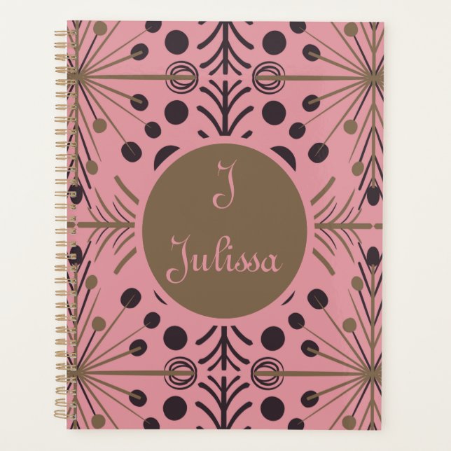 Boho Geometric Arrow Personalisiert Planer (Vorderseite)