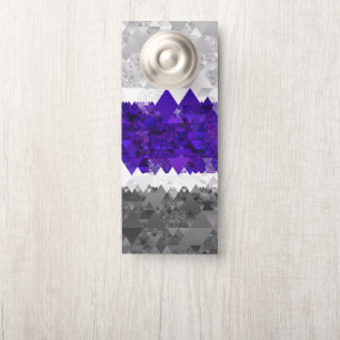 Boho Geometric Mod Retro Greygender Prix Flag Türanhänger