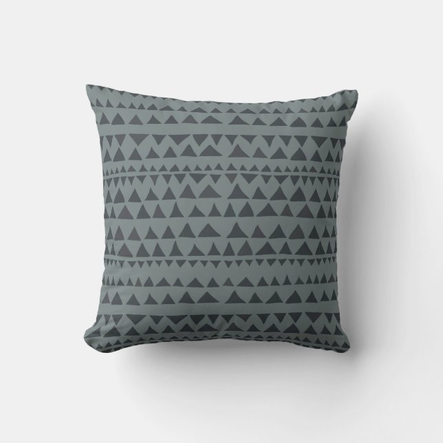 Boho Geometric Tribal Print Cushion Muster Kissen (Vorderseite)