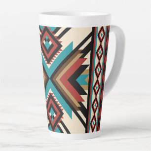 Boho Geometrisch Milchtasse