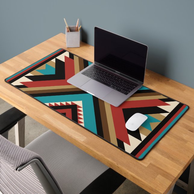 Boho-Geometrisch Schreibtischunterlage (Büro 2)