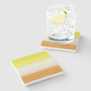 Boho-Geometrischer funky abstrakter Maverique-Stol Steinuntersetzer