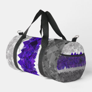 Boho-Geometrischer-Mod-Retro-Greygender-Stolz-Flag Duffle Bag
