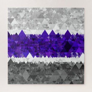 Boho-Geometrischer-Mod-Retro-Greygender-Stolz-Flag Puzzle