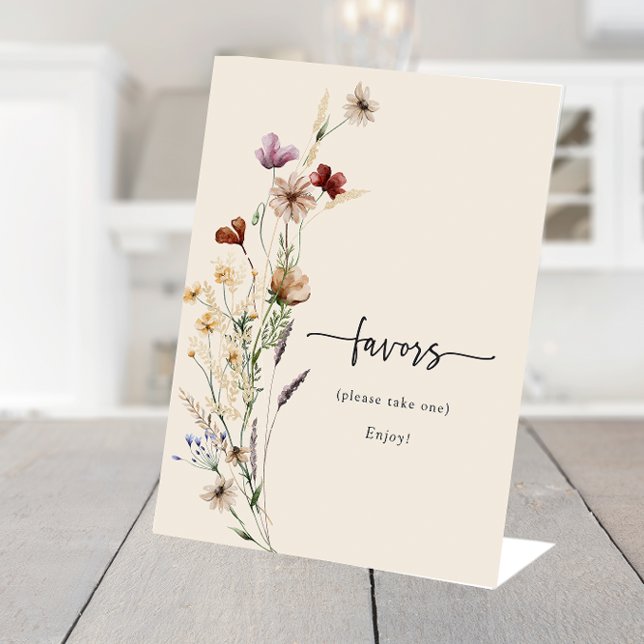 Boho-Geschenke Schild (Boho Favors Sign
)