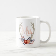 Boho Geweih-Frau Mug