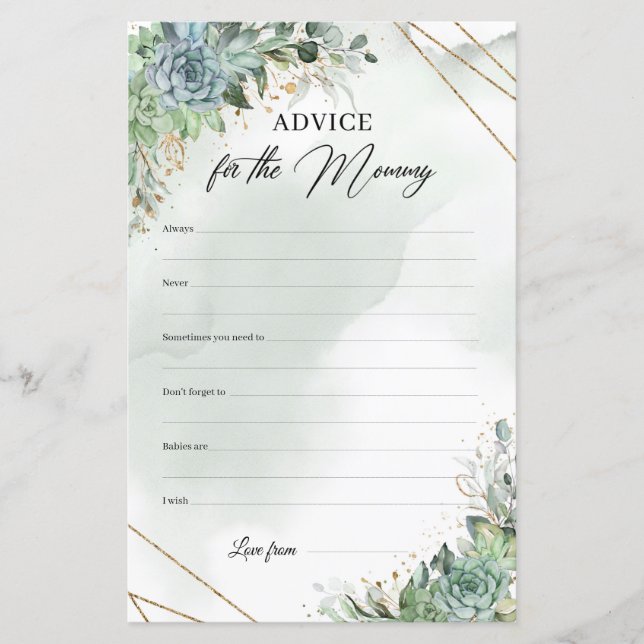 Boho gibt grünes Blattwerk für die Mama (Vorderseite)