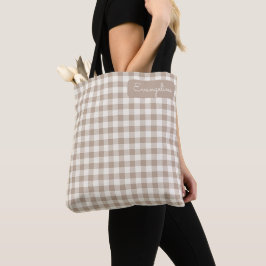 Boho-Gingham-Muster Karo kariert neutrale Name