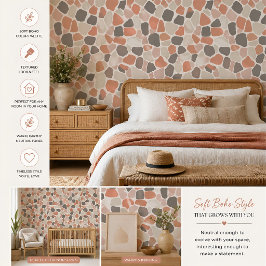 Boho-Giraffenprint Tapete
