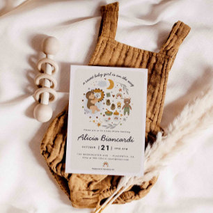 Boho Girl Baby Showbabys Einladung