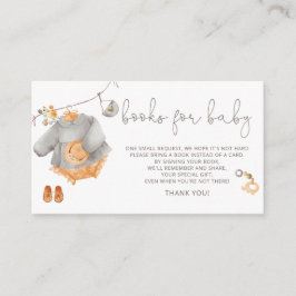 Boho Girl Clothes Kinderduschbücher für Baby Begleitkarte