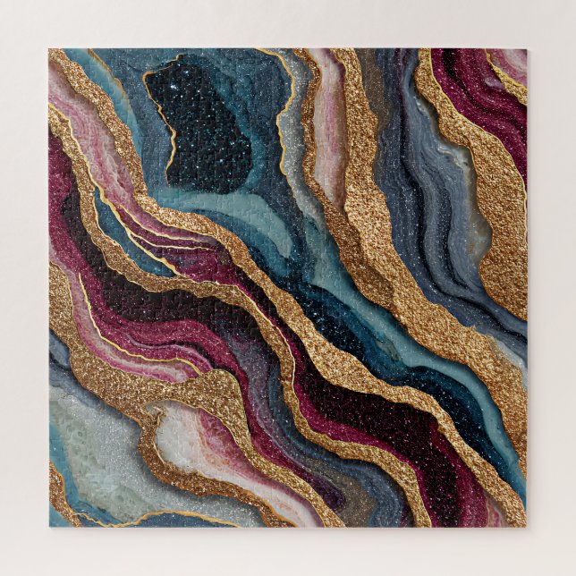 Boho Glitter Achat Puzzle (Vertikal)