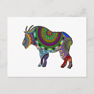 BOHO GOAT POSTKARTE