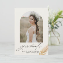 Boho Gold Glitzer Feather Foto Abschluss