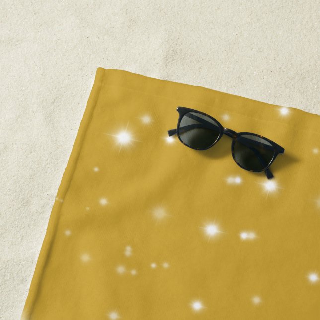 Boho Gold Starlight Strandtuch (Beispiel)
