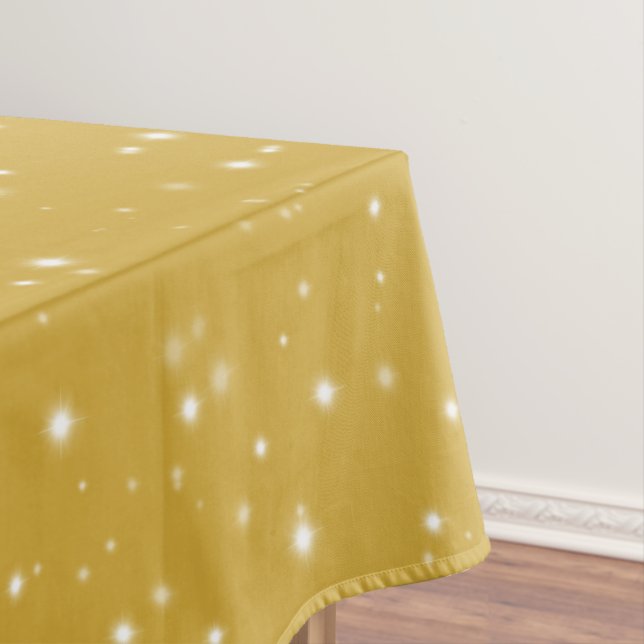 Boho Gold Starlight Tischdecke (Beispiel)