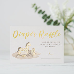 Boho Golden Baby Shower Windschutzscheibe Einladung