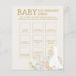 Boho Goose Duck Baby Showroom Ice Breaker Bingo Ga