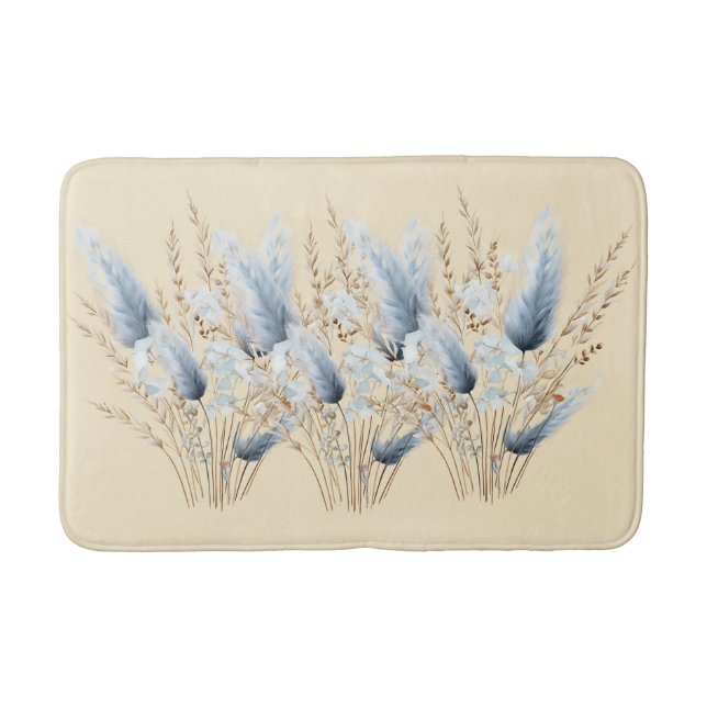 Boho Grass Badematte (Vorderseite)