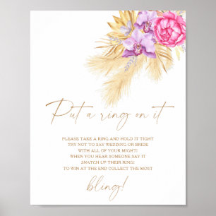 Boho Grass - Frühjahr setzt Ring auf sein Spiel Poster