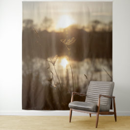 Boho Grass-Naturwasserlandschaft Wandteppich