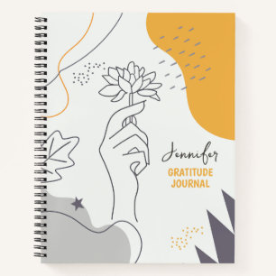 Boho Gratitude Journal, Attraktionsgesetz Notizbuch
