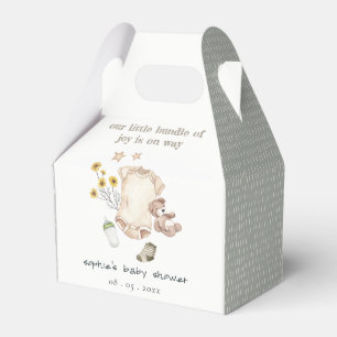 Boho Green Baby Clothes Gender Neutral Baby Dusche Geschenkschachtel