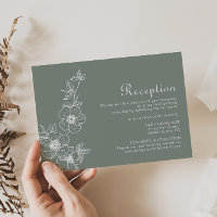 Boho Green Destination Blumenhochzeit Empfang