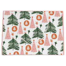 Boho Green Pink Orange Weihnachtsbaumen Grosses Ge