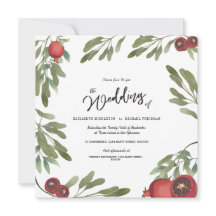 Boho Green Pomegranate Blätter Moderne botanische