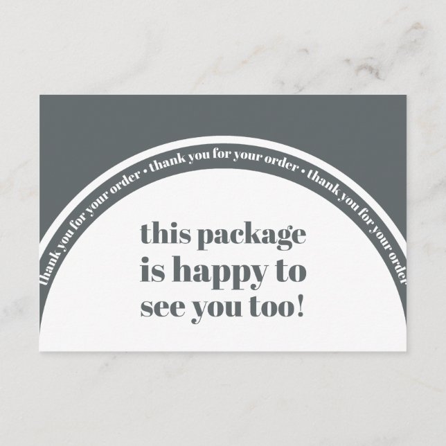 Boho Green Sage Vielen Dank bestellen kleine Unter Begleitkarte (Rückseite)