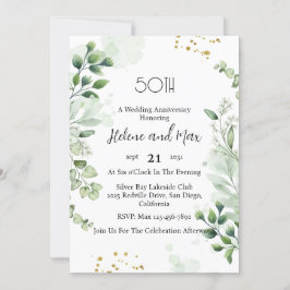 Boho Greenery Einladungen zum Hochzeitstag
