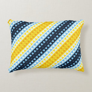 Boho Groovy Geometric Abstrakt AroAce Pride Flag Dekokissen
