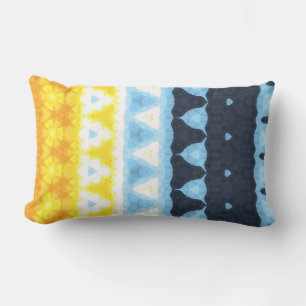 Boho Groovy Geometrische Abstrakte AroAce Pride-Fl Kissen Für Draußen