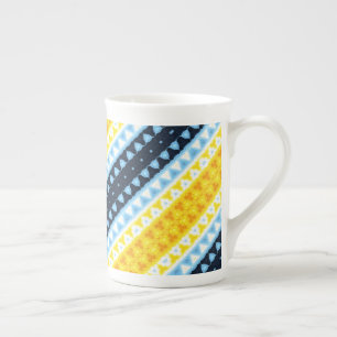 Boho Groovy Geometrische Abstrakte AroAce Pride-Fl Prozellantasse