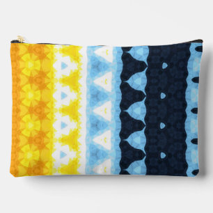 Boho Groovy Geometrische Abstrakte AroAce Pride-Fl Zubehörtasche