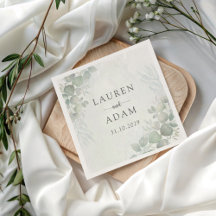 Boho-Grün Eukalyptus Botanical Hochzeit