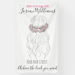 Boho Hair Wedding Friseur Floral Romantisch Banner