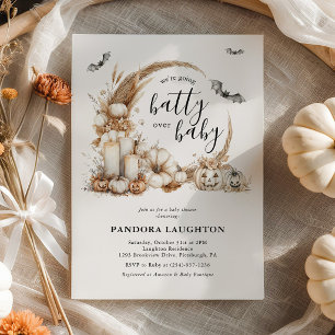 Boho-Halloween-Baby-Shower-Einladung: Verrückt nac Einladung