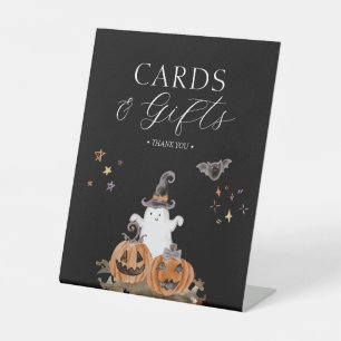Boho Halloween Baby Showkarten & Geschenke Sockelschild