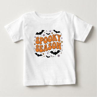 Boho Halloween Gruselige Fledermäuse PNG Baby T-shirt
