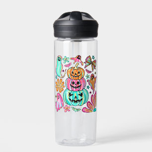 Boho Halloween Pumpkin Ghost Trinkflasche