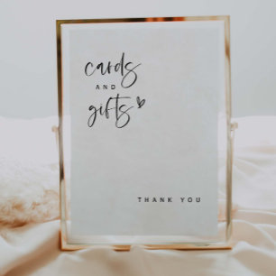 Boho Heart Cards & Gifts Baby Shower Schild E100