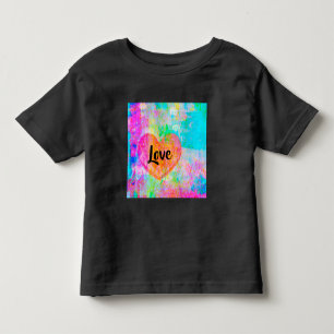 Boho Heart Liebe Kleinkind T-shirt
