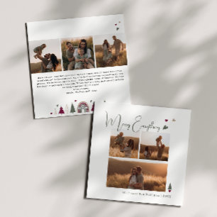 Boho Hearts Merry Alles Sechs Foto Weihnachten