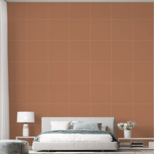 Boho hellbrauner Houndstooth Tapete