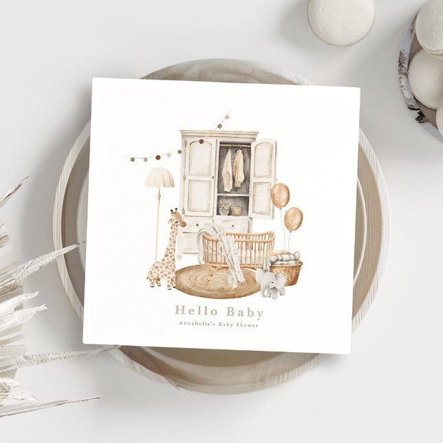 Boho Hello Baby Kinderzimmer Wardrobe Crib Baby Du Serviette (Von Creator hochgeladen)