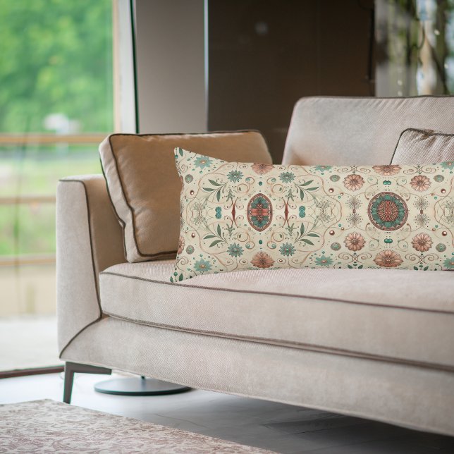 Boho Herb Pattern Seitenschläferkissen (Von Creator hochgeladen)